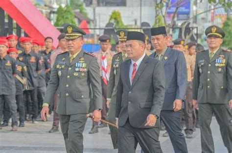 Pj Wali Kota Padangsidimpuan Hadiri Upacara Hut Bhayangkara Ke