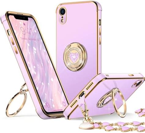 Amazon Miss Arts For Iphone Xr Case Ring Holder Stand Luxury