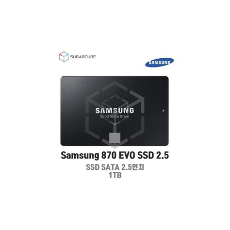 삼성ssd Samsung 1TB EVO SATA - SUGARCUBE