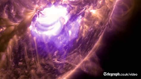 Nasa Films Captivating Footage Of Intense Solar Flare Youtube