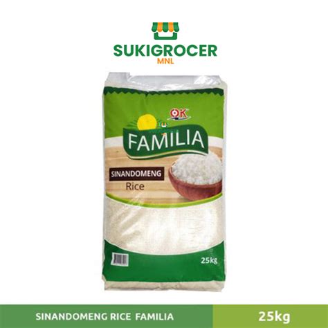 Sinandomeng Rice Familia 25kg Lazada PH