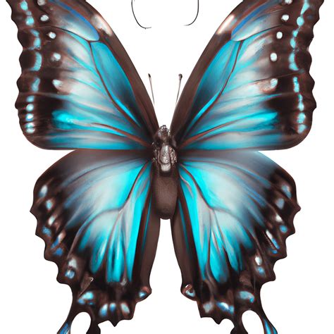 Teal Butterfly Graphic · Creative Fabrica