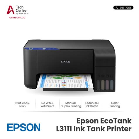 Epson Ecotank L A All In One Ink Tank Printer Ibay