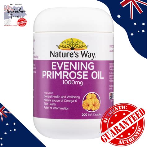 Natures Way Evening Primrose Oil Mg Capsules Shopee Philippines