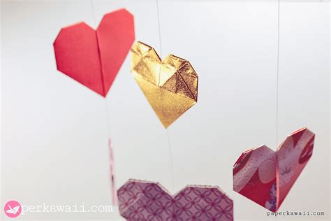 Origami Heart Envelope Video Tutorial Francis Ow Paper Kawaii