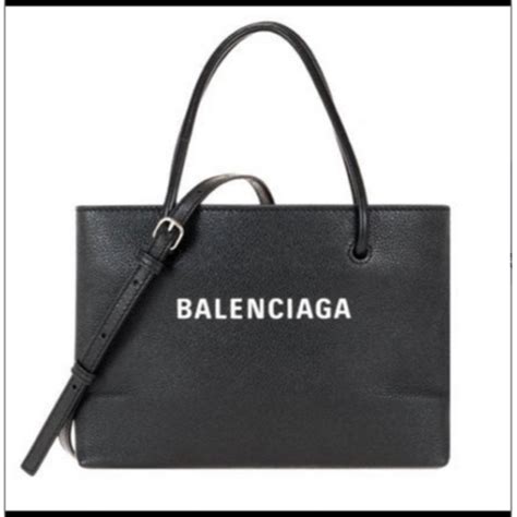 Balenciaga 巴黎世家黑色 托特包購物袋肩背包斜挎包手提包 媽咪包 客訂 蝦皮購物