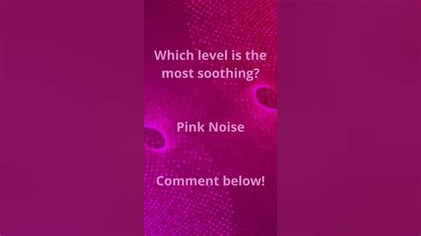 10 Levels Of Pink Noise Black Screen Sleep Study Focus And Relax