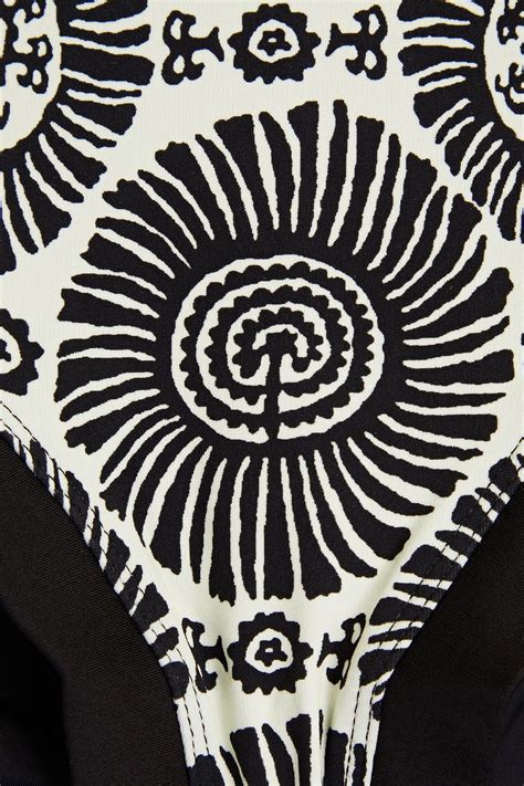 SOLID STRIPED The Scottie Printed High Rise Bikini Briefs THE OUTNET