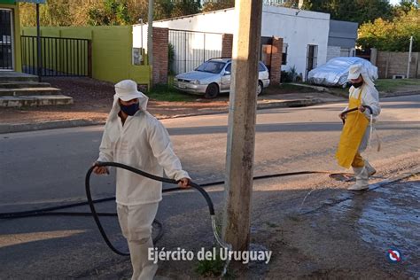 Desinfección de áreas públicas Ejército Nacional