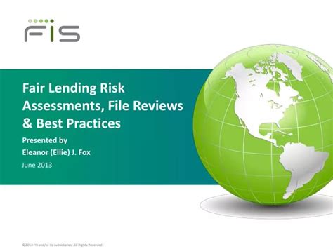 Ppt Fair Lending Risk Assessments File Reviews Best Practices