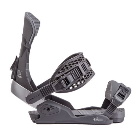 Крепления для сноуборда DRAKE FIFTY 2024 DARK GREY/SILVER