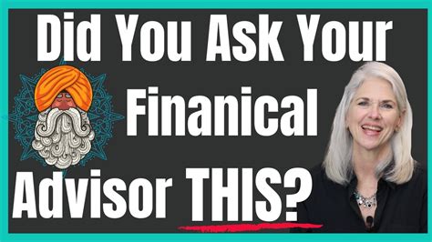 Questions To Ask Your Financial Advisor Retirement Investment Tips Youtube