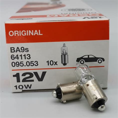 หลอดไฟออสราม OSRAM 64113 12V H10W PHILIPS 12024 BA9S | Shopee Thailand