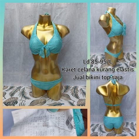 Bikini Baju Renang Swimwear Swimsuit Sunbathing On Carousell