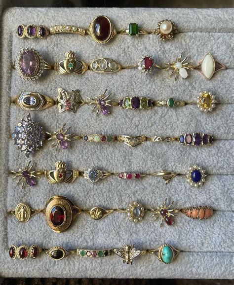 Pin on rings | Funky jewelry, Jewelry lookbook, Dream jewelry