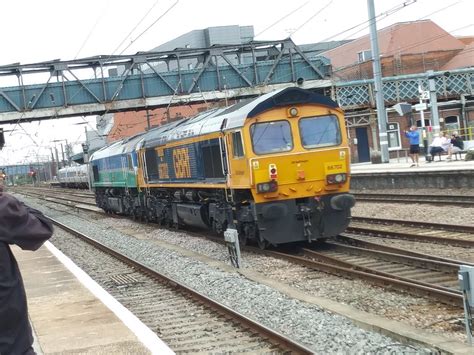 Gbrf Class 66 66702 Blue Lightning Heads Off To Tyne Coa Flickr