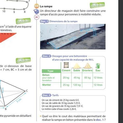 Bonjour Jai Un Devoir Rendre En Maths Voir La Photo Merci Bonne