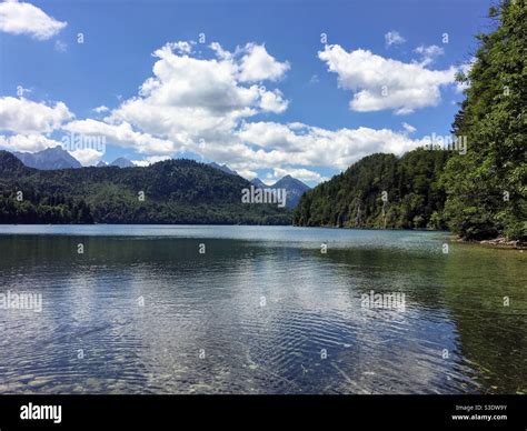 Alpsee Lake, Bavaria, Germany Stock Photo - Alamy