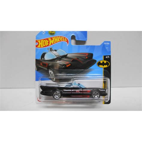 BATMAN CLASSIC TV SERIES BATMOBILE RED BLUE BATMAN HOT WHEELS BCN STOCK CARS