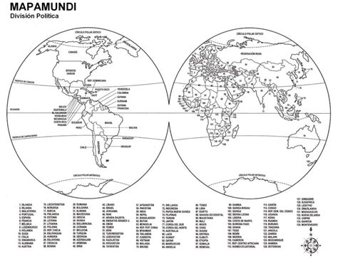 20 Mapas Mundi Preto E Branco Para Imprimir E Colorir Educação