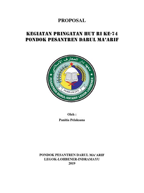 Contoh Proposal 17 Agustus Pdf