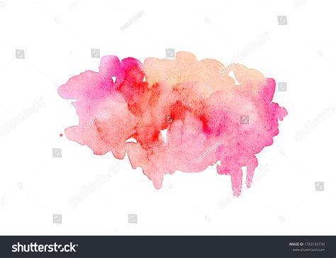 Watercolor Art Brush Texture Background Stock Illustration 1793193739