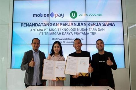 Manjakan Konsumen Motionpay Dan Ultra Voucher Jalin Kolaborasi Strategis