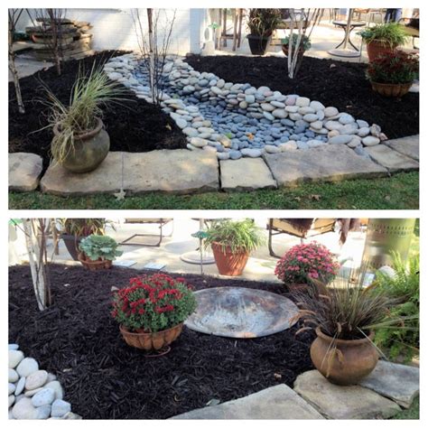 Landscaping help - not so good with plants? Mulch your area in and use ...