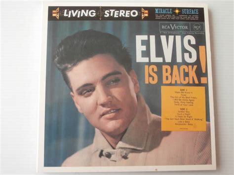 Yahooオークション 2cd Elvis Is Back Elvis Presley エ