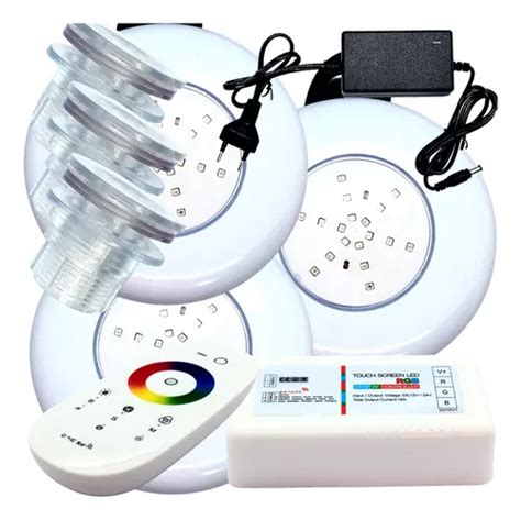 3 Leds 18w P piscina De Fibra Lux Pool Modulo Fonte Frete grátis