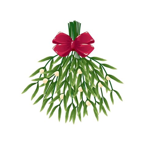 Flor De Visco De Natal Arco Vermelho Ilustra O De Decora O De