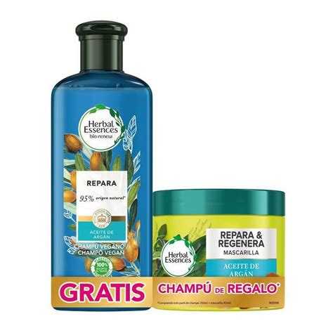 Herbal Essences Mascarilla Repara Regenera Champú Repara