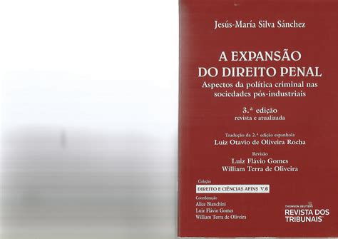 Jesús Maria Silva Sánchez A Expansão do Direito Penal Aspectos da