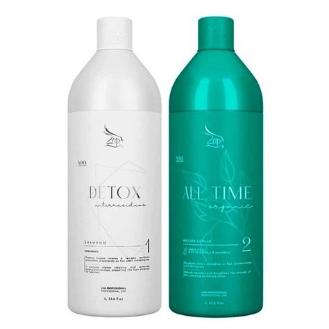 Kit Progressiva Zap All Time Organic Sem Formol 1L Perfumaria Lumi Store