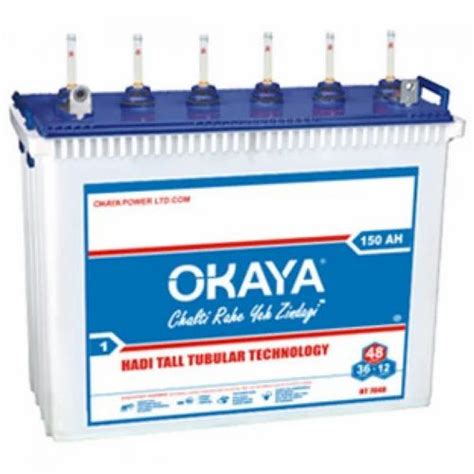 Okaya Inverter Battery, Capacity: 150 Ah at Rs 9500 in New Delhi | ID ...