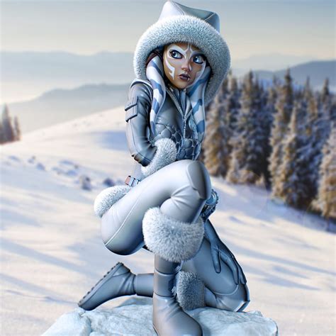 Ahsoka Tano Star Wars Star Wars Heroes Jedi Snow Winter Cold