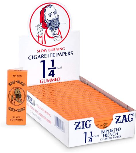 Zig Zag Rolling Papers 1 14 French Orange Rolling Papers