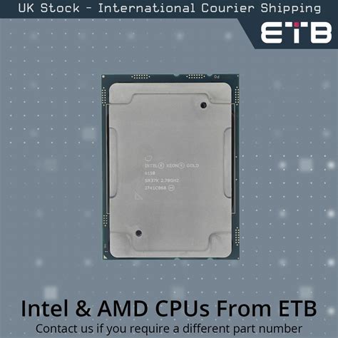 Intel Xeon Gold 6150 2.70GHz 18-Core CPU SR37K | 3 Year Warranty | eBay