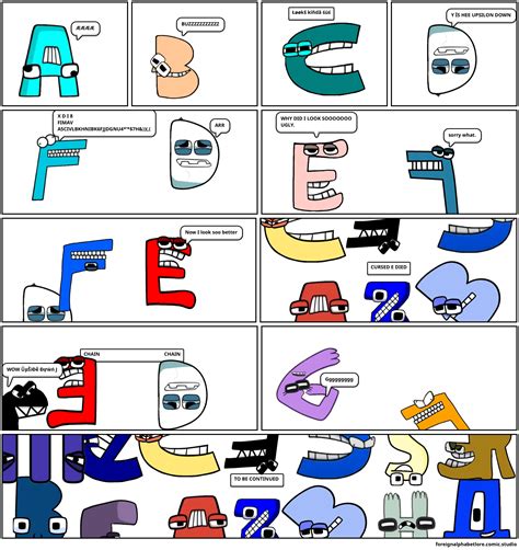 Browse Foreign Alphabet Lore Comics Comic Studio