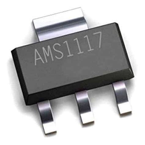 Transistor Regulador De Voltaje AMS117 ADJ SMD ElectronicaPTY