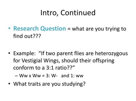 Ppt Fruit Fly Lab Report Powerpoint Presentation Free Download Id