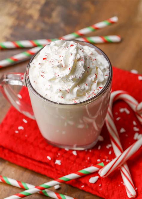 White Chocolate Peppermint Hot cocoa recipe | Lil' Luna