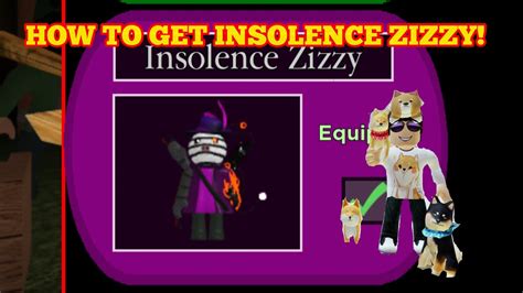 How To Get Insolence Zizzy Full Event Guide Roblox Piggy The Lost