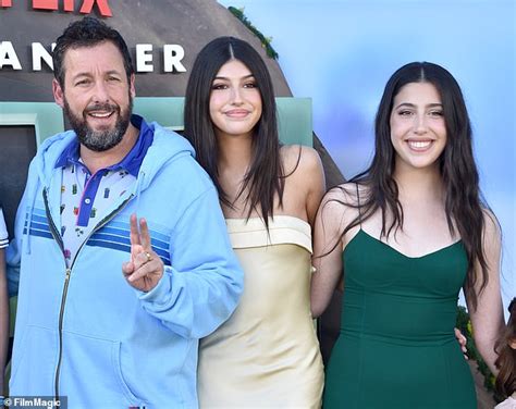 Adam Sandler Says His Daughters Sadie 17 And Sunny 15 Hate Seeing Him Kiss Co Stars Like