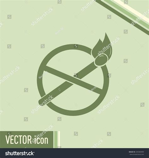 No Naked Flame Warning Sign Vector Stock Vector Royalty Free Shutterstock