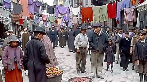 Premium Photo A Street Market In The Film The Great Escape