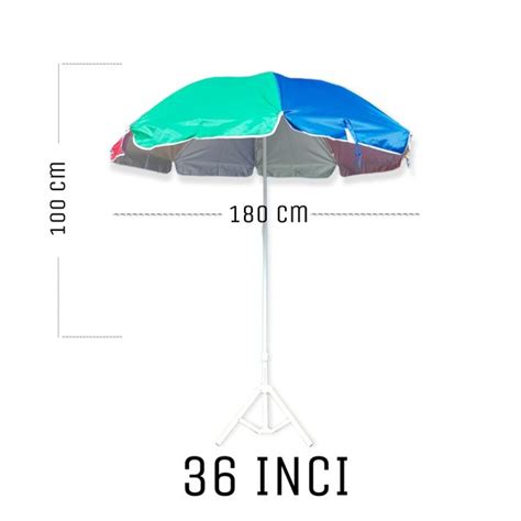 Jual Tenda Payung Jumbo 36 Inch Payung Pantai Payung Jualan Payung Cafe