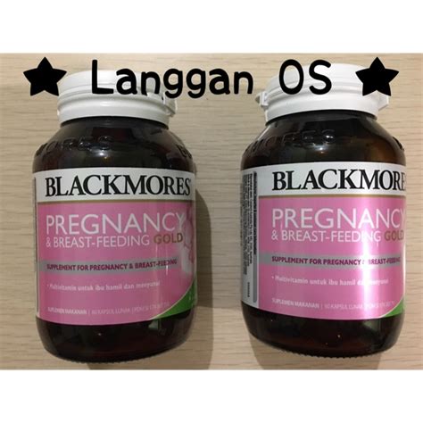 Jual Blackmores Pregnancy Breast Feeding Isi 60 Kapsul Shopee Indonesia