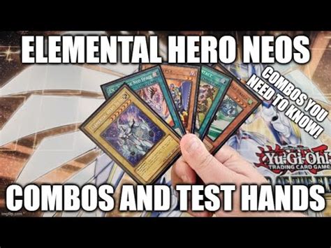 ELEMENTAL HERO NEOS COMBOS AND TEST HANDS MUST KNOW COMBOS JANUARY