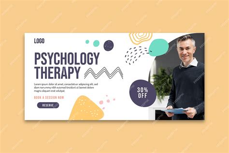 Free Vector | Psychology therapy banner template